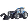 Tracteur miniature New Holland T7,315 avec chargeur frontal BRUDER U03121