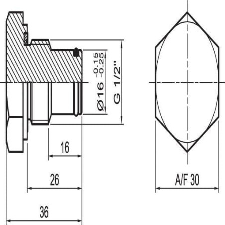 Raccord MP-FILTRI MP9T2H