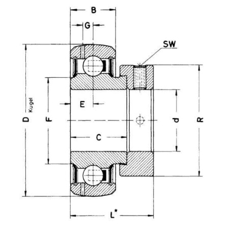 Palier INA/FFAG GRAE35NPPBFA107125