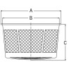 Panier de filtre pour diamètre de 189 mm GEOLINE 8147002