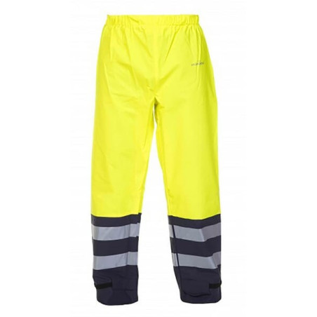 Pantalon imperméable Vale PU élastique haute visibilité jaune taille M HYDROWEAR 014580FYM