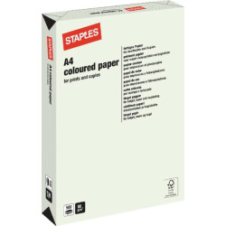 Papier A4 - 500 feuilles - vert clair STAPLES 600306ST