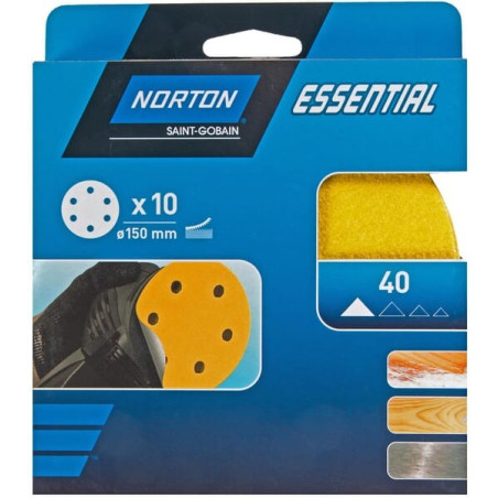 Papier abrasif 150mm NORTON 66261121643