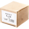 Paquet de rivets 6x32mm UNIVERSEL 632VPKG