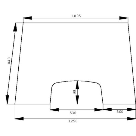 Pare-brise UNIVERSEL D6900A