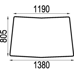 Pare-brise UNIVERSEL L112972N