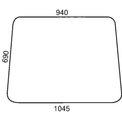 Pare-brise UNIVERSEL 1670361M1