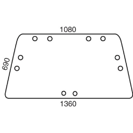 Pare-brise UNIVERSEL D7712