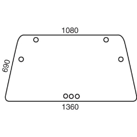 Pare-brise UNIVERSEL D7710