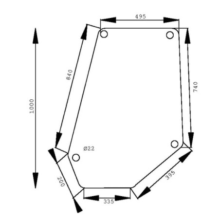 Pare-brise UNIVERSEL D6919
