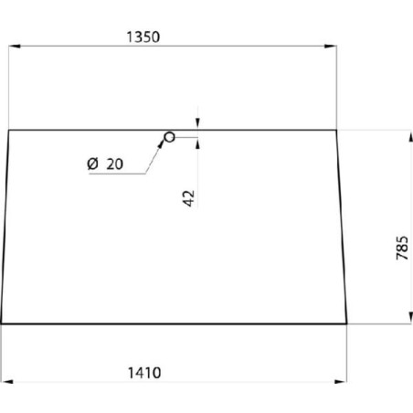 Pare-brise UNIVERSEL D4010