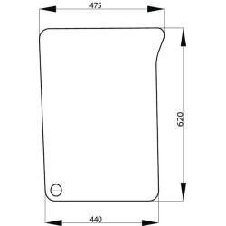 Pare-brise UNIVERSEL L171332N