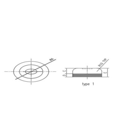 Pastille d’usure UNIVERSEL CCB7527B