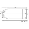Patin UNIVERSEL RLO0733KR