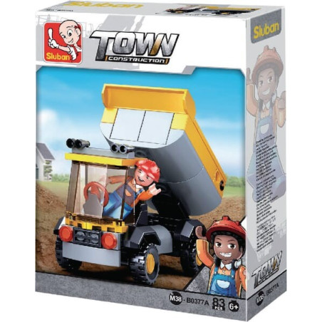 Camion à benne miniature SLUBAN M38B0377A