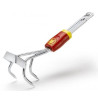 Petite griffe-sarcleuse 3 dents avec grattoir OUTILS-WOLF LBM
