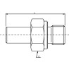 Raccord droit UNIVERSEL EGES18LR34RVS