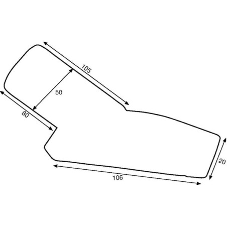 Pieds d'écartement EVERS 990364