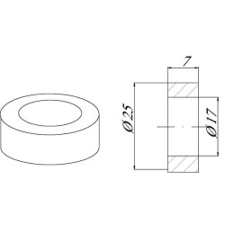 Raccord fileté en T MASCHIO T21004045R