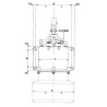 Pied béquille UNIVERSEL SP65250CSSET1