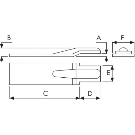 Barre de renfort 450mm UNIVERSEL 2448001