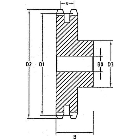 Pignon UNIVERSEL SD3417