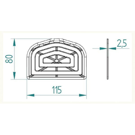 Plaque OK PLAST 12702
