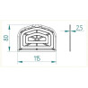 Plaque OK PLAST 12702