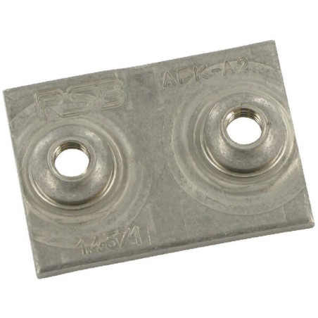 Plaque STAUFF RS9312RVS