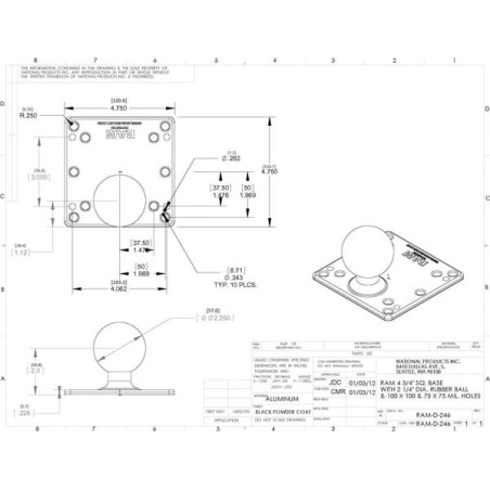 Plaque RAM RAMD246U