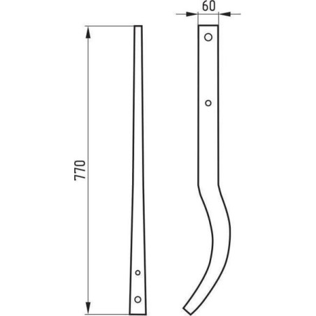 Dent de cultivateur UNIA 1861010010