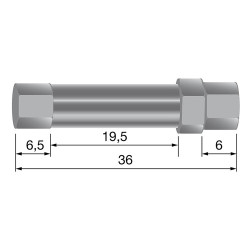 Vis de réglage double - diamètre 6 mm