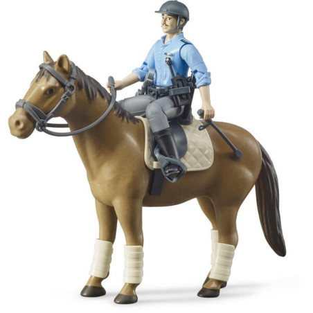 Figurine de policier à cheval BRUDER U62507