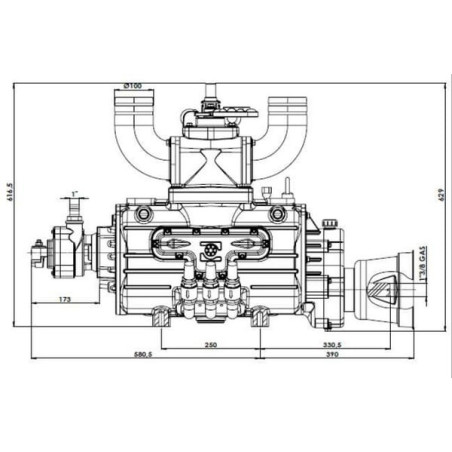 Pompe BATTIONI PAGANI KPSB490MA100