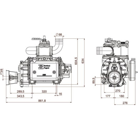 Pompe BATTIONI PAGANI BALLAST16000M