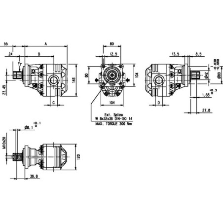 Pompe CASAPPA FP3043BI16Z0