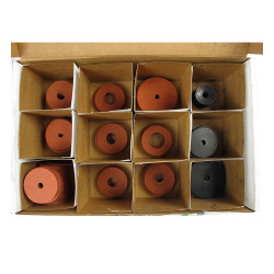 Coffret de rondelles acier et fibres - 185 pièces
