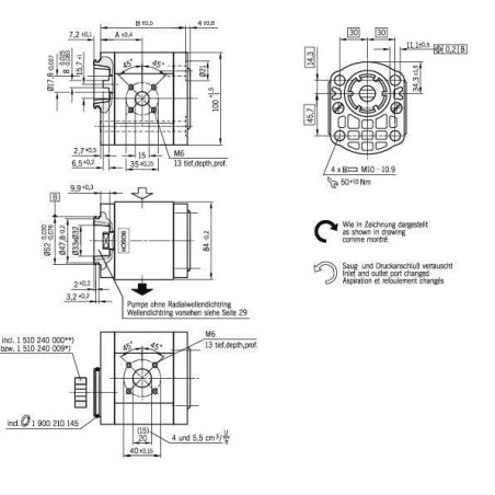 Pompe BOSCH REXROTH 0510615321