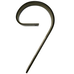 Porte-dent 80x10x515mm sans pointe UNIVERSEL CP80KR