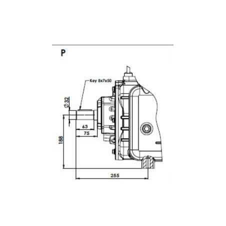 Poulie BATTIONI PAGANI KPSB490PRA100