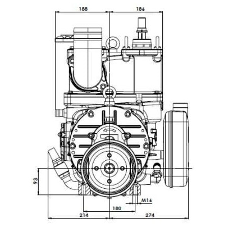 Poulie BATTIONI PAGANI KPSB490PRA100