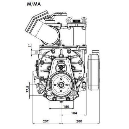 Poulie BATTIONI PAGANI KPSB670PRA100