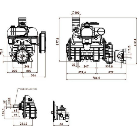 Poulie BATTIONI PAGANI MEC13500PABL
