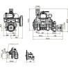 Poulie BATTIONI PAGANI MEC13500PABL