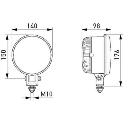 Projecteur HELLA 1S3996362201