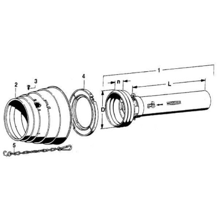 Protection de transmission WALTERSCHEID SD251000AWWZ23