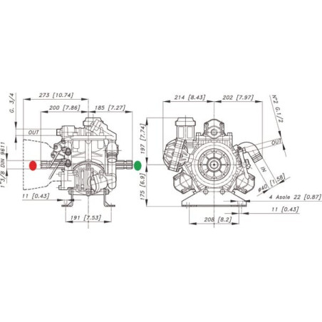 Pompe à piston BERTOLINI 485000973VD