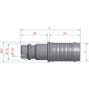 Raccord LÜDECKE ESI6SS