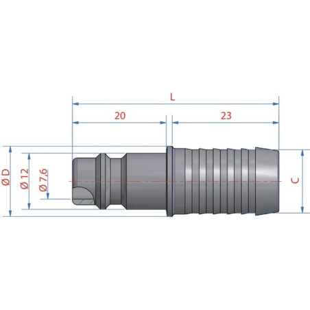 Raccord LÜDECKE ESI9SS