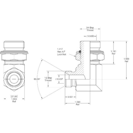 Raccord BURNETT & HILLMAN MMI900812K